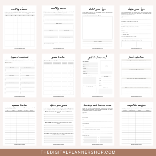 Side Hustle Planner for Women Entrepreneurs - Image 6